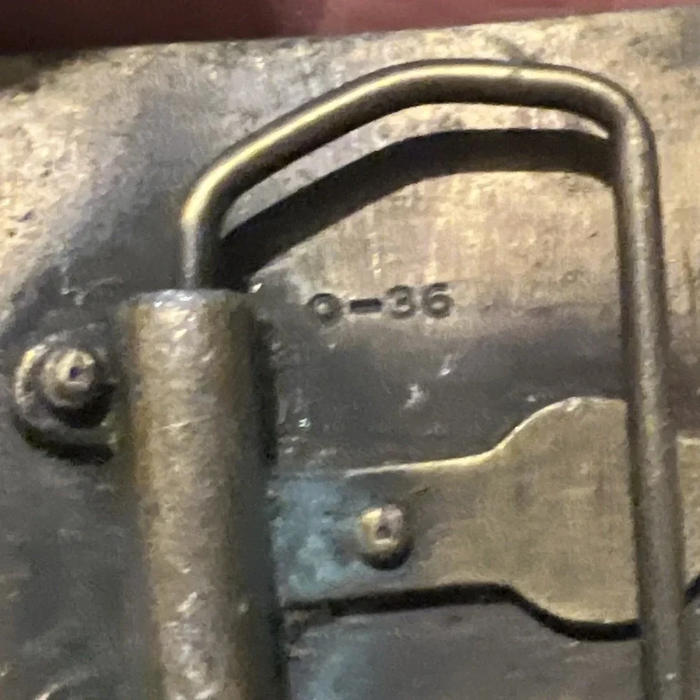 Vintage Dodge Brothers Inc Antique Car Brass Belt Buckle 1970s Detroit Mich G-36